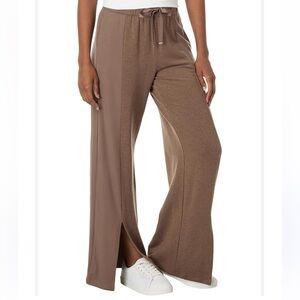 Travis Mathew Tan Wide-Leg Pants